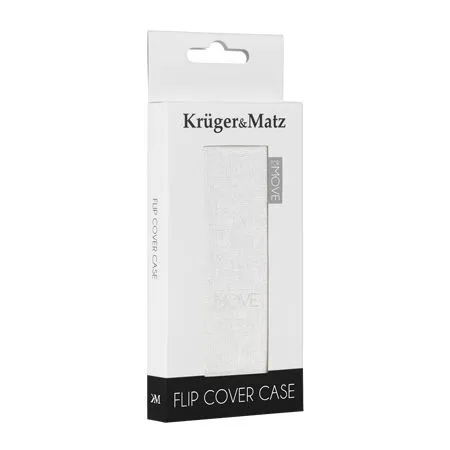Flip Cover Alb Move Kruger&Matz