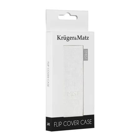 Flip Cover Alb Mist Kruger&Matz