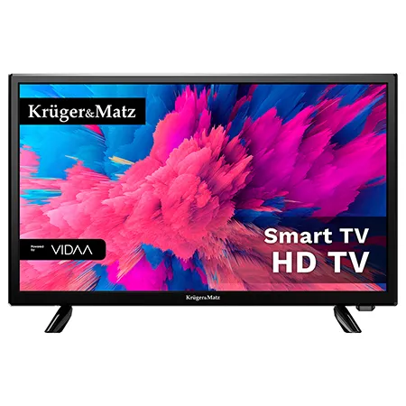 TV LED HD Smart Vidaa 24INCH 61CM 220V Kruger&Matz
