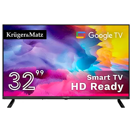 Google Smart TV 5.0 32 Inch 81CM H265 HEVC Kruger&Matz