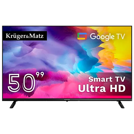 Google Smart TV 50 Inch 126CM Ultrahd 4K Kruger&Matz