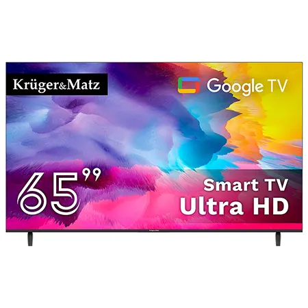 Google Smart TV 5.0 65 inch 163CM Ultrahd 4K Kruger&Matz