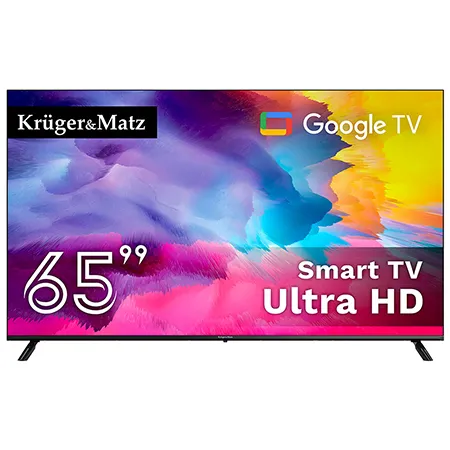 Google Smart TV 65 Inch 163CM Ultrahd 4K Kruger&Matz