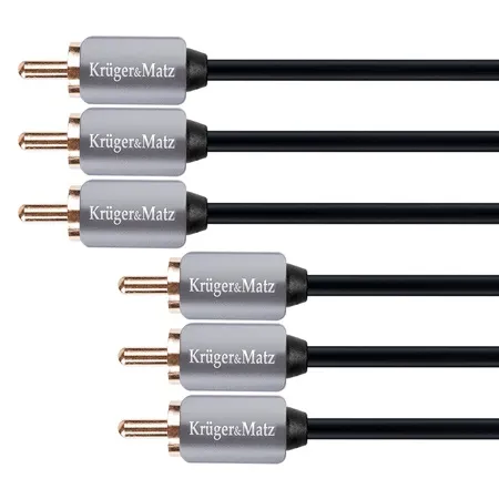 Cablu 3RCA-3RCA 1.8M Kruger&Matz