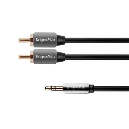 Cablu 3.5-2RCA 1.8M Kruger&Matz
