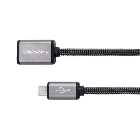 Cablu Prelungitor USB-Micro USB 0.2M Kruger&Matz