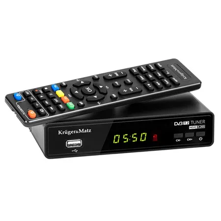 Tuner DVB-T2 H.265 HEVC Kruger&Matz