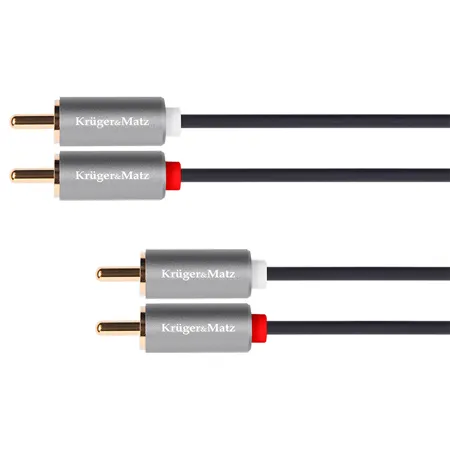 Cablu 2RCA - 2RCA 1M Basic K&M