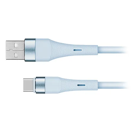 Cablu Silicon USB-USB Type C 1M Basic Kruger&Matz