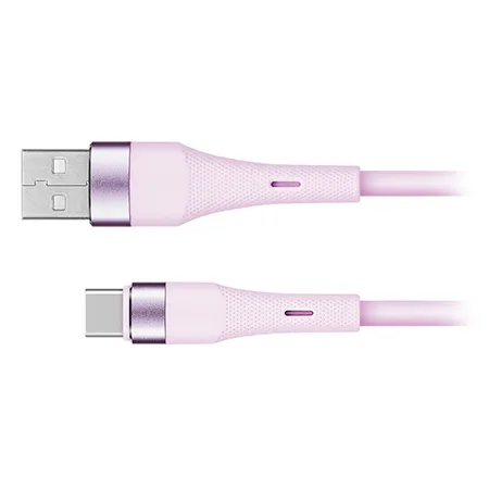 Cablu Silicon USB-USB Type C 1M Basic Kruger&Matz