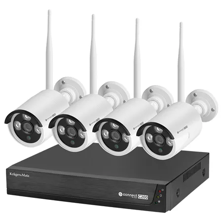 Set NVR Supraveghere Video Wifi 4 Camere Tuya Wi-Fi 6