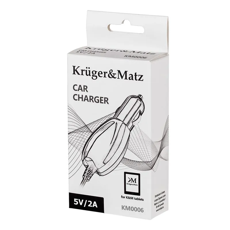 Alimentator Auto Tableta 5V 2A Kruger&Matz
