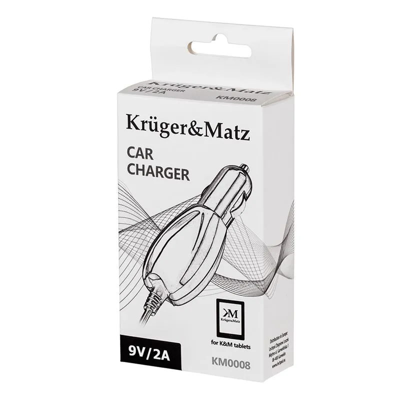 Alimentator Auto Tableta 9V 2A Kruger&Matz
