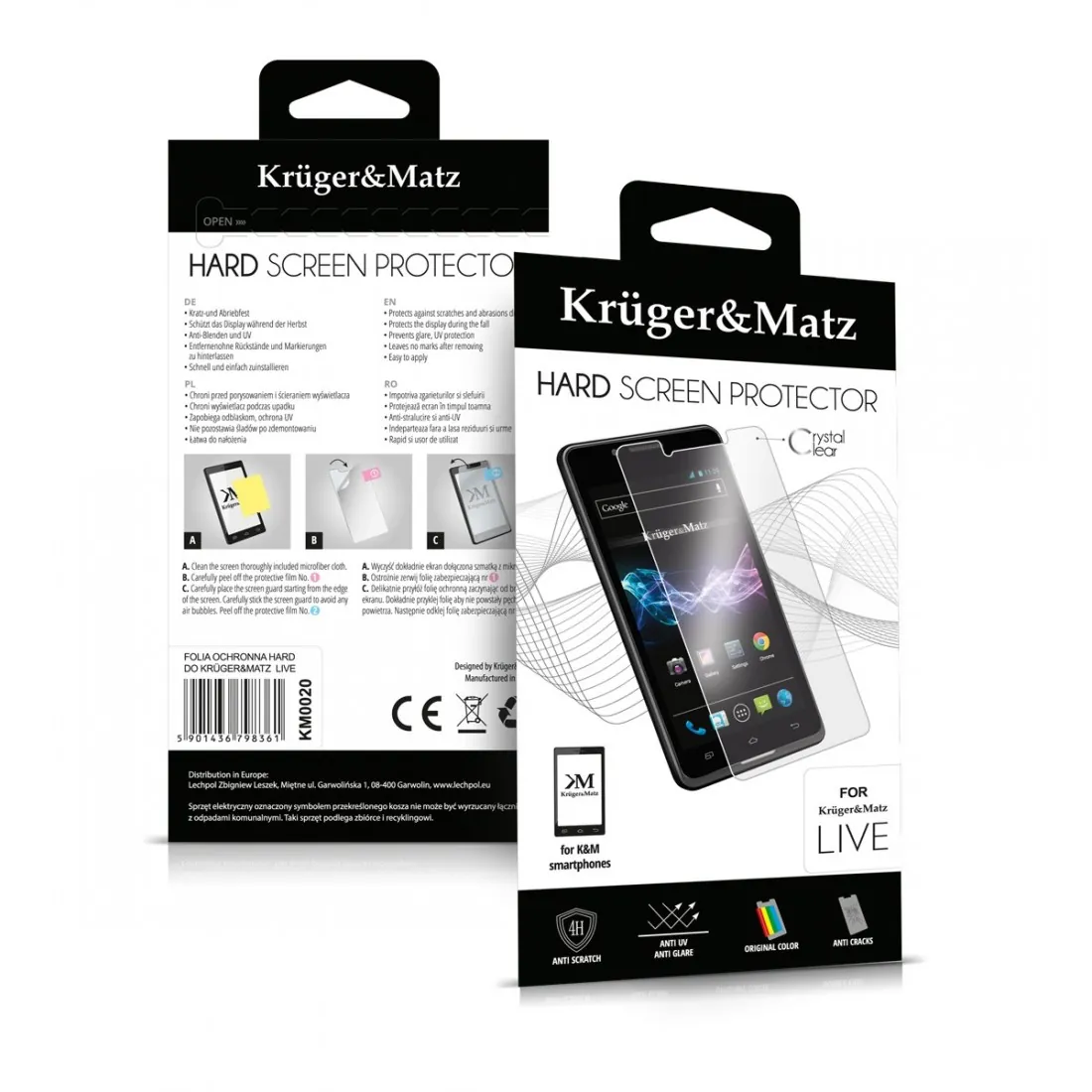 Folie Protectie Hard Kruger&Matz Live