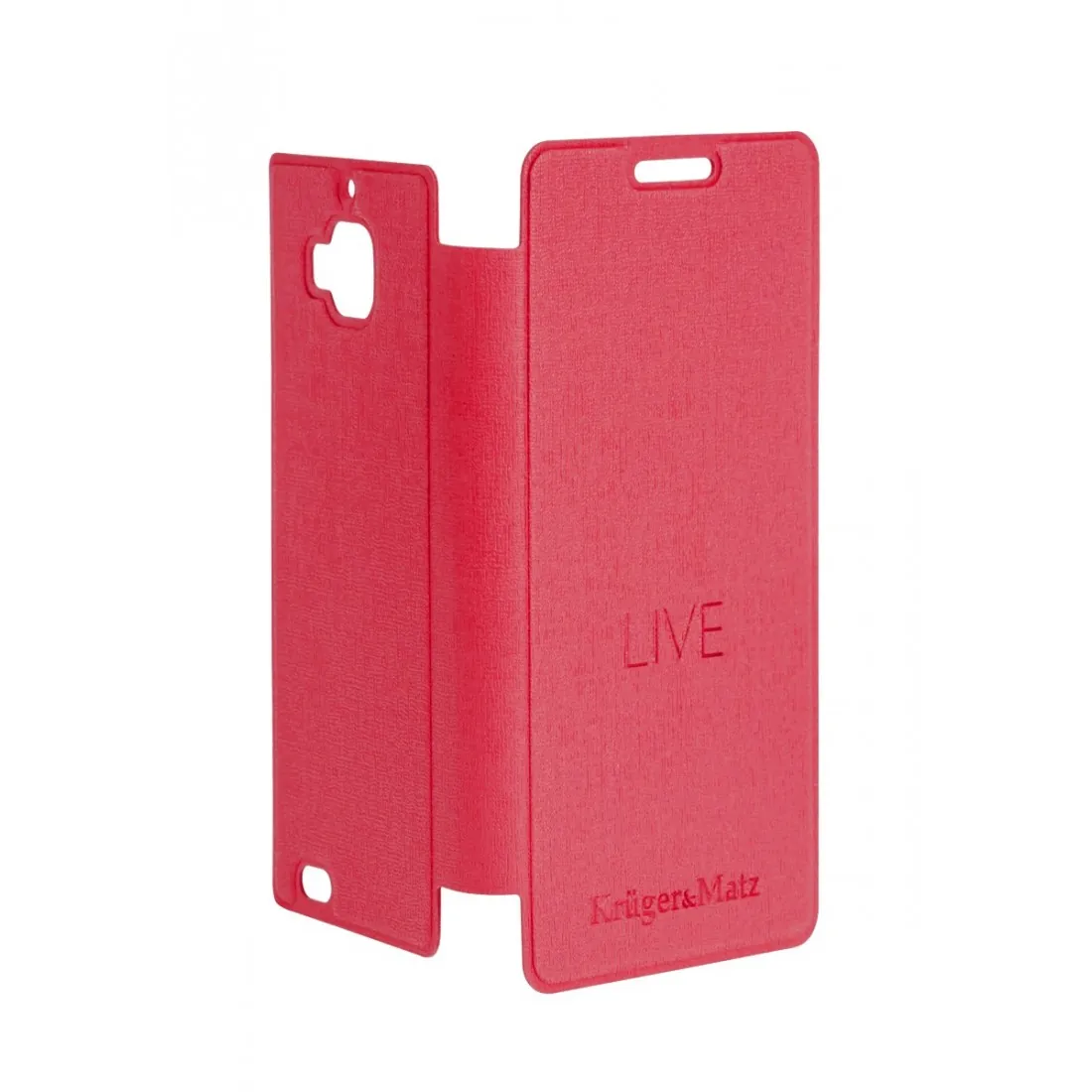 Flip Cover Rosu Live Kruger&Matz