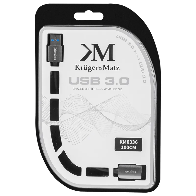 Cablu USB Prelungitor 1M Blister Kruger&Matz