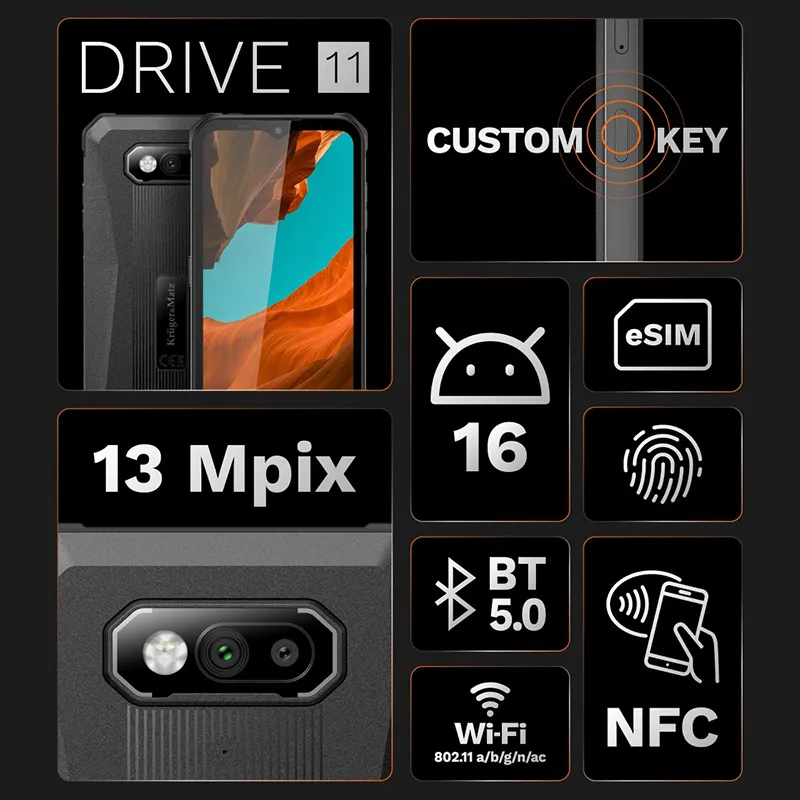 Smartphone Drive 11 Android 16 Kruger&Matz
