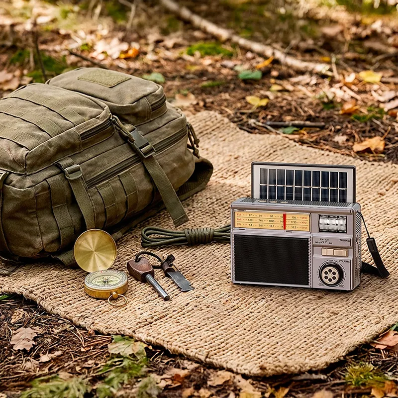 Radio Portabil Analog Incarcare Solara Kruger&Matz