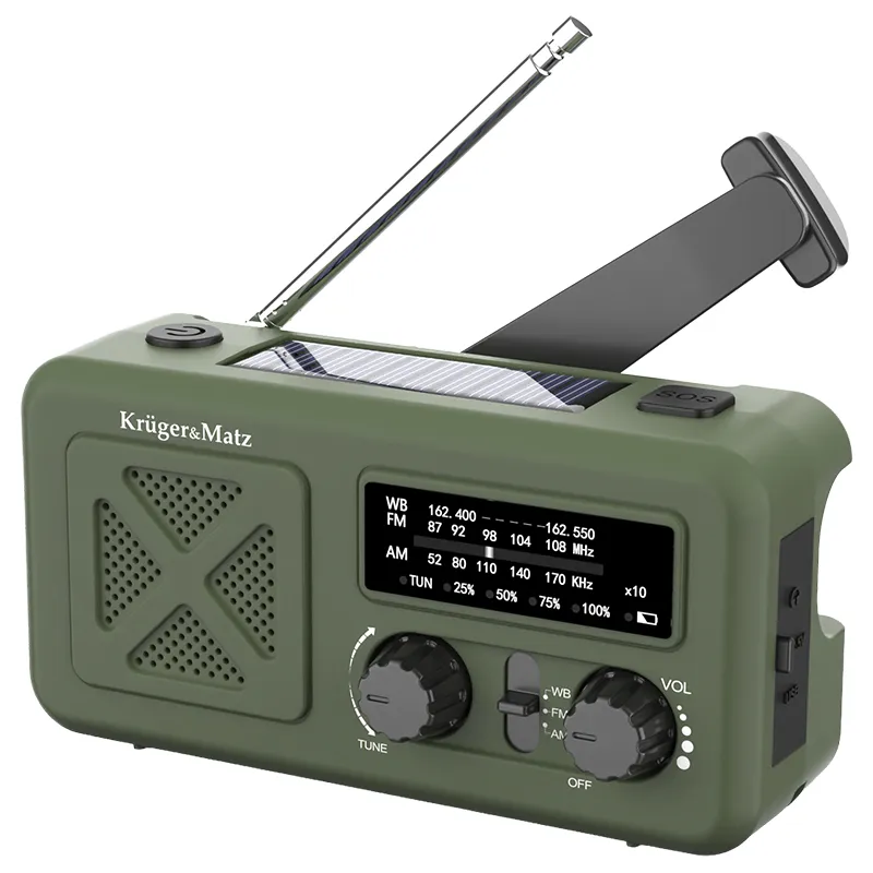 Radio Multifunctional Solar 2000MAH Kruger&MA