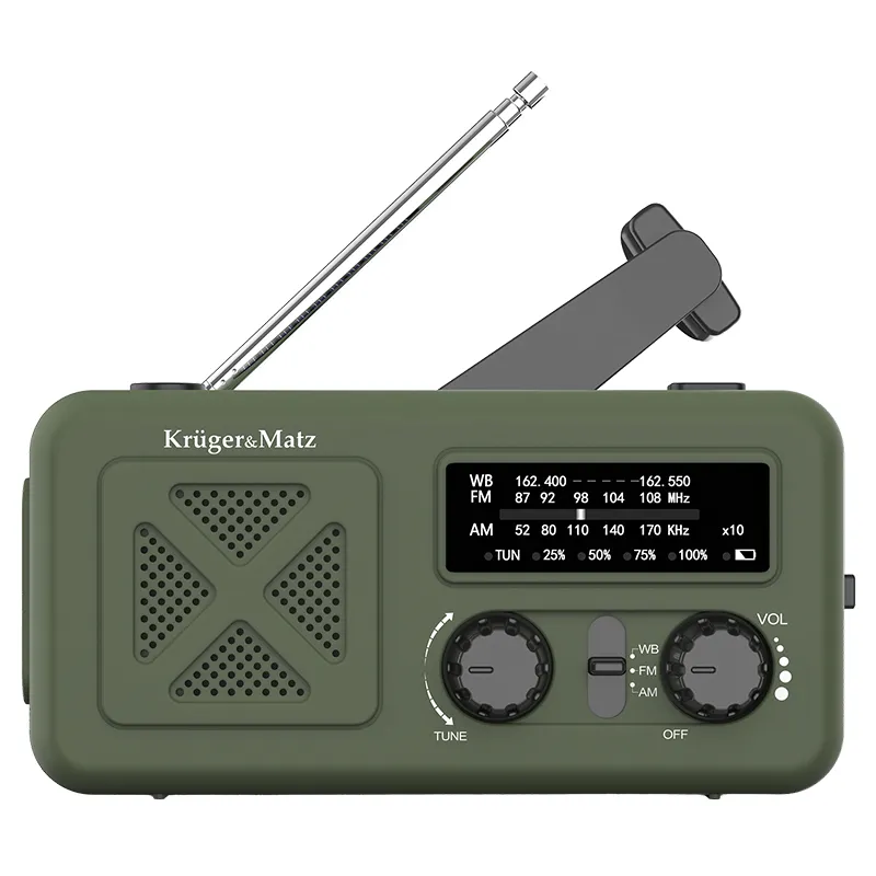 Radio Multifunctional Solar 2000MAH Kruger&MA