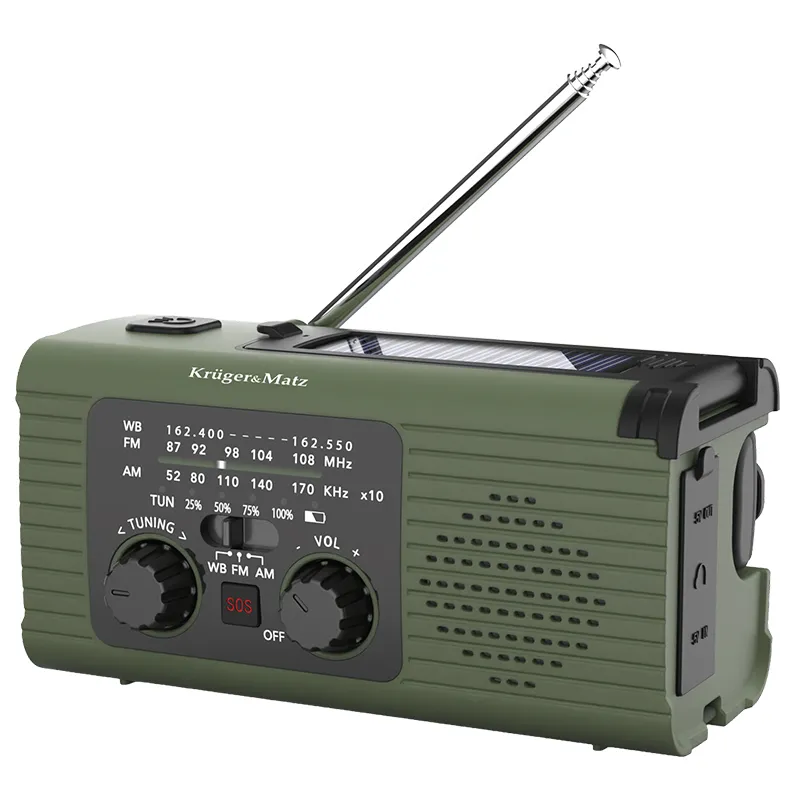 Radio Multifunctional Solar 5000MAH Kruger&MA