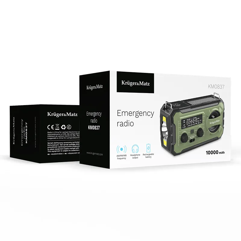 Radio Multifunctional Solar 10000MAH Kruger&MA