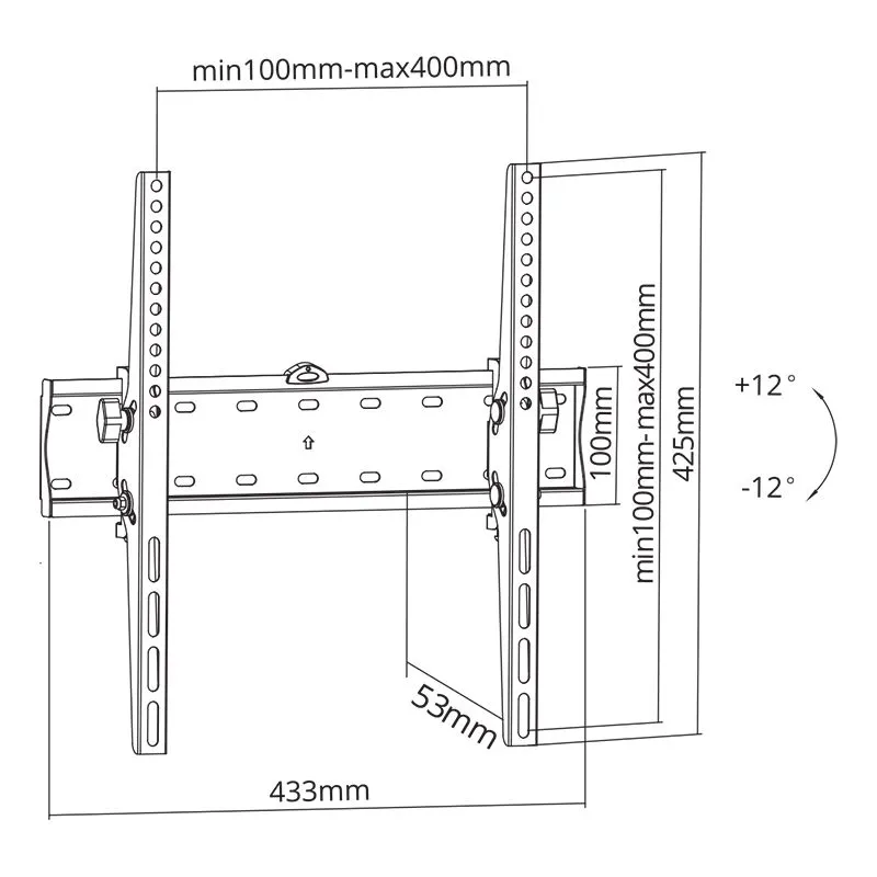 Suport Universal LED TV 32 inch-55 inch Kruger&Matz