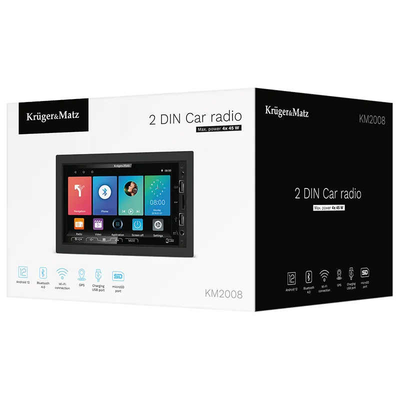 Player Auto 2 din 4X45W Android 13 Kruger&Matz