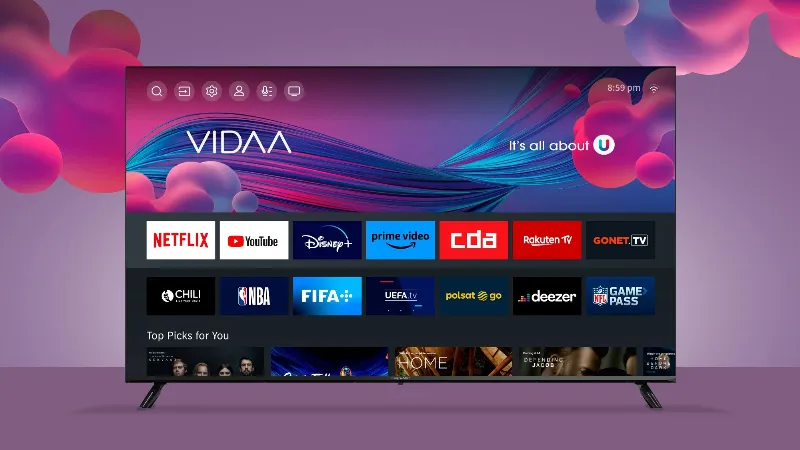 TV Ultrahd 4K 65 Inch 165CM Smart Vidaa Kruger&Matz