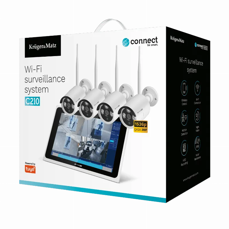 Kit Supraveghere Wifi Connect C210 Tuya Kruger&Matz