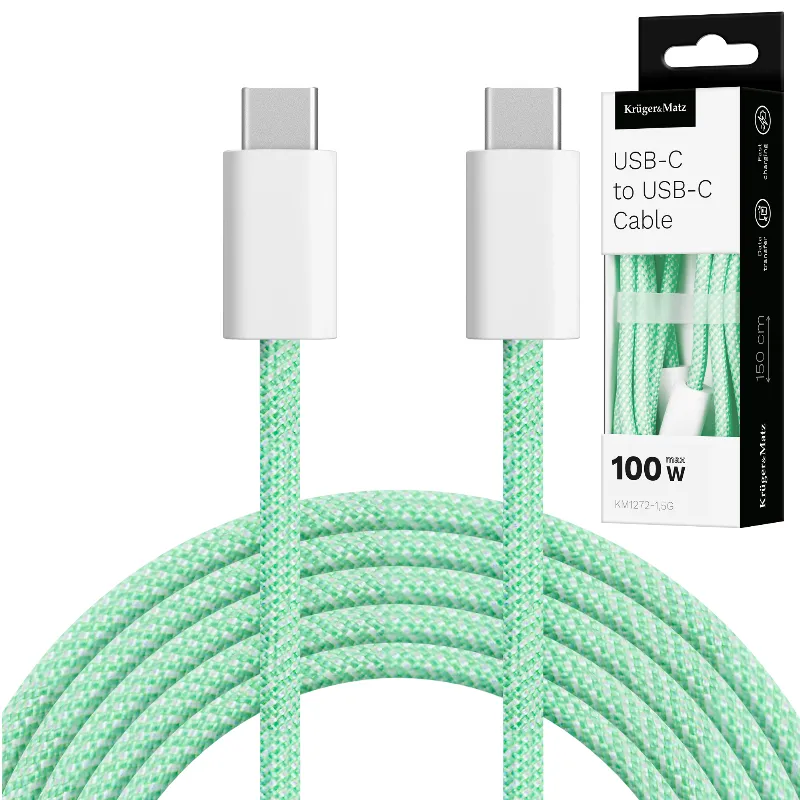 Cablu USB Type C - Type C 100W 1.5M Kruger&Matz