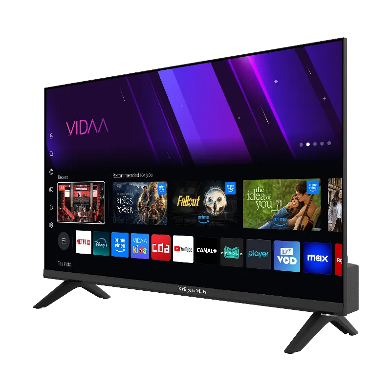 TV LED HD Smart Vidaa 24INCH 61CM 220V Kruger&Matz