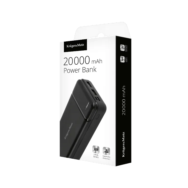 Power Bank 20000MAH Li-Pol Kruger&Matz