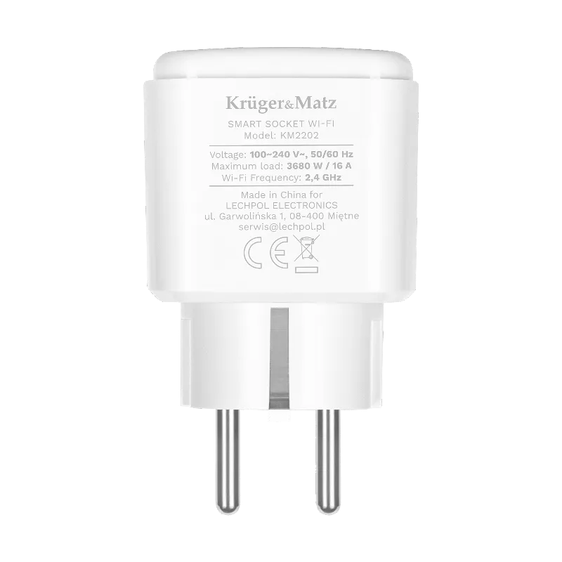 Priza Smart Wifi Connect P4 Tuya Kruger&Matz