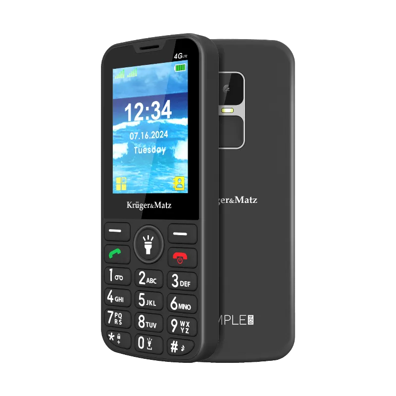 Telefon GSM Seniori 4G Buton SOS Kruger&Matz