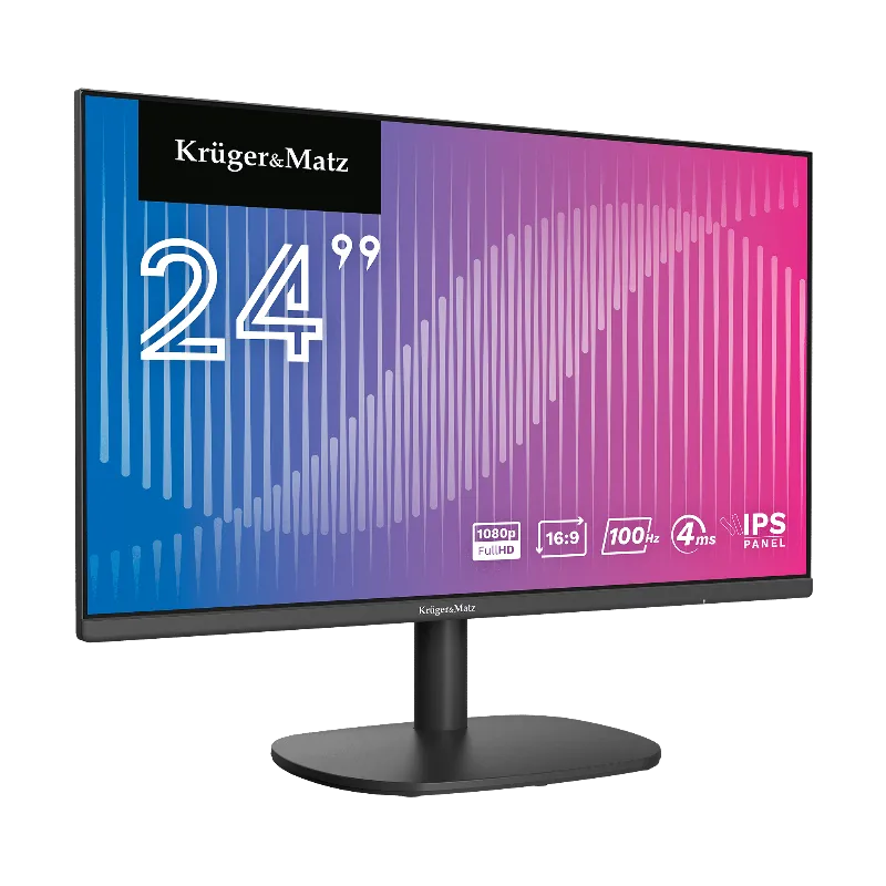 Monitor Ips E-LED 100HZ 4MS 24 Inch Kruger&Matz