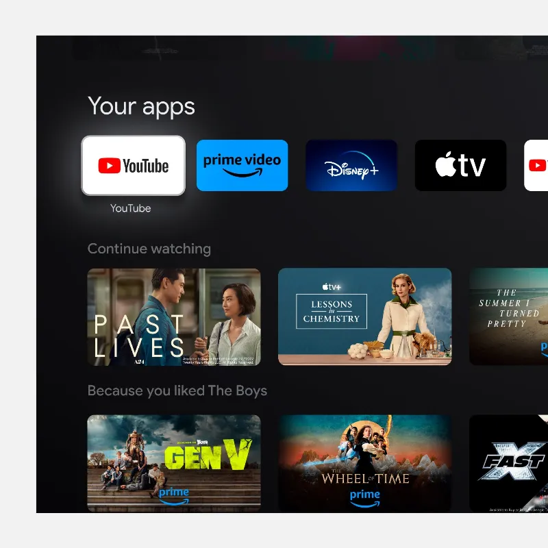 Google Smart TV 5.0 32 Inch 81CM H265 HEVC Kruger&Matz