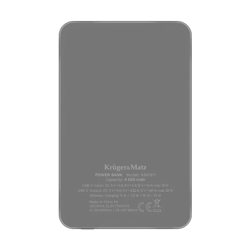 Power Bank 5000 MAH MAG Safe Kruger&Matz