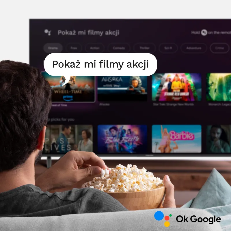 Google Smart TV 5.0 55 inch 141CM Ultrahd 4K Kruger&Matz