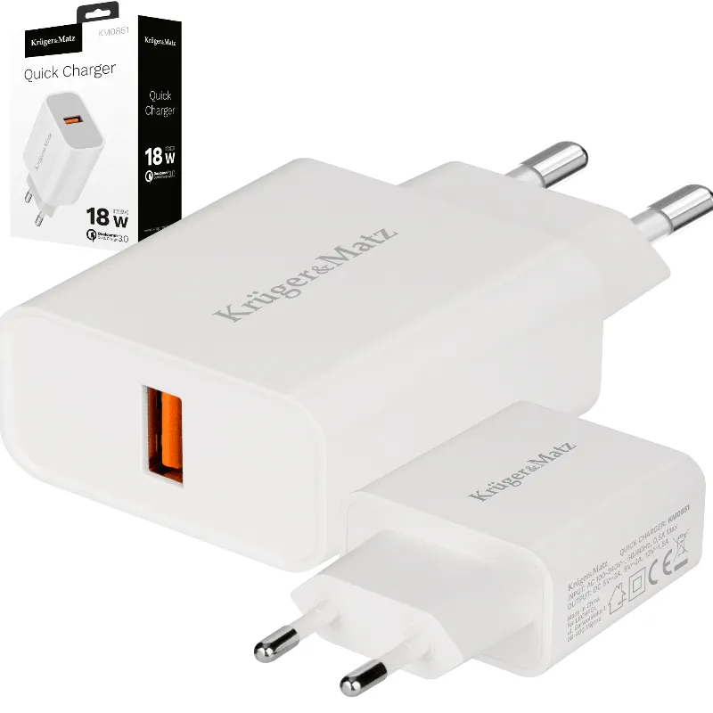 Incarcator Retea Quick Charge 3.0 18W Kruger&Matz