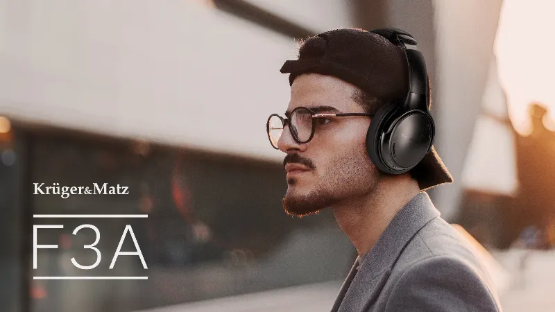 Casti Audio Anc Bluetooth F3A Kruger&Matz