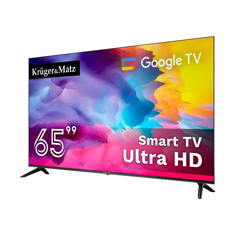 Google Smart TV 65 Inch 163CM Ultrahd 4K Kruger&Matz
