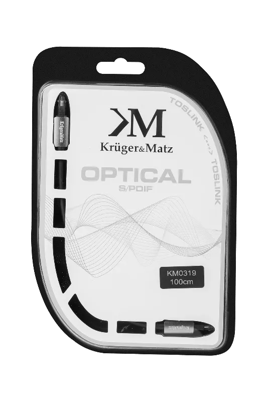 Cablu Optic Toslink-Toslink 1.0M Kruger&Matz