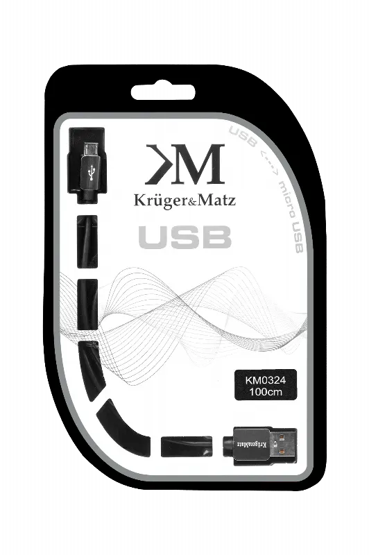 Cablu USB Tata-Micro USB Tata 1.0M Kruger&Matz
