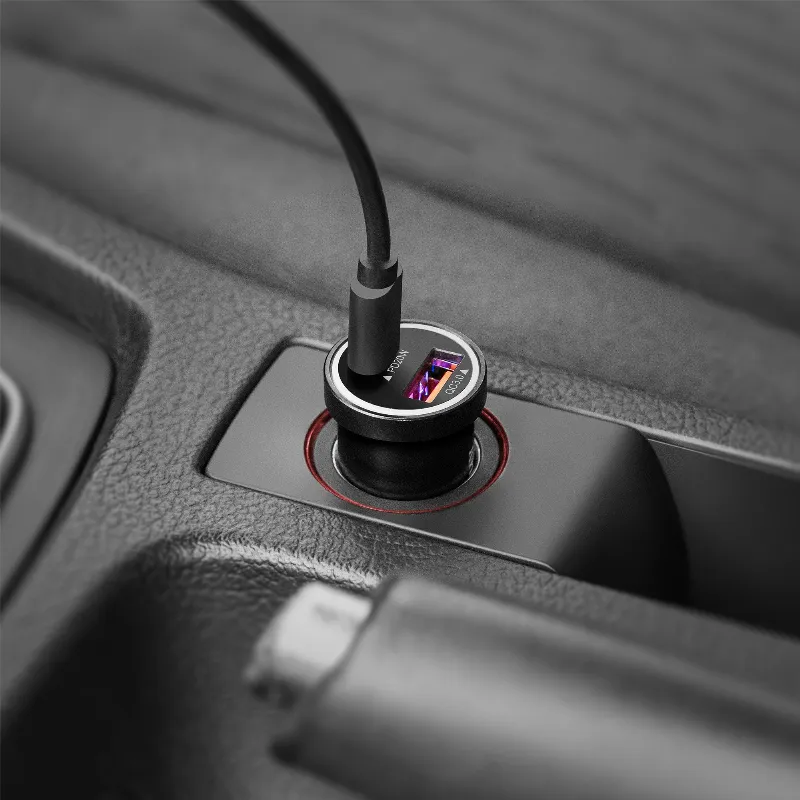 Incarcator Auto USB-A / Type C QC PD 38W Kruger&Matz