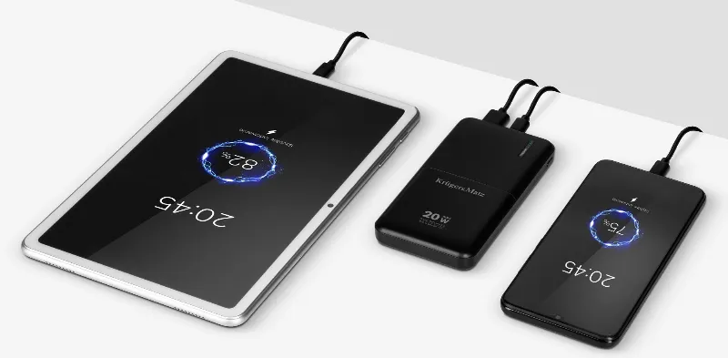 Power Bank 10000MAH Li-Pol QC /PD Kruger&Matz