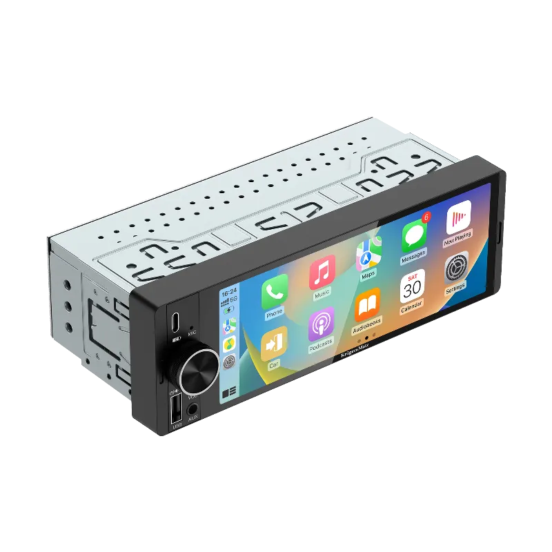 Player Auto 1 din 4X60W Carplay Androidauto Kruger&Matz