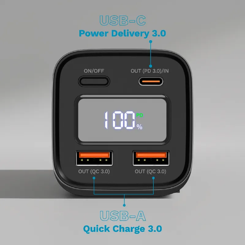 Power Bank 20000 MAH Li-Ion 100W QC PD Kruger&Matz