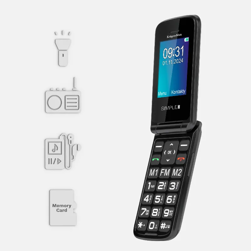 Telefon GSM Seniori Buton SOS 931 Kruger&Matz