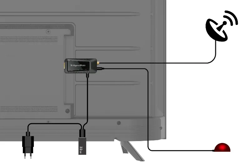 Tuner DVB-T2 HEVC H.265 HDMI Kruger&Matz
